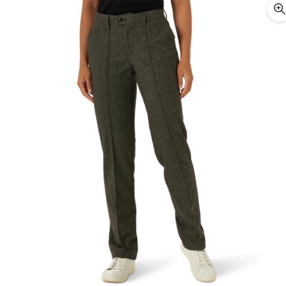 Lee Soft Waistband Herringbone Knit Pants 16 Straight Leg